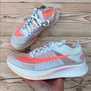 Nike Zoom Fly SP Women’s Shoes White/Sunset Pulse